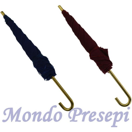 Set of 2 umbrellas red and blue