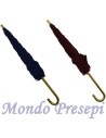 Conjunto de 2 paraguas rojo y azul