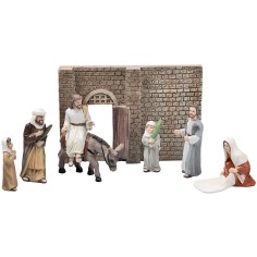 Entrada de Jesús a Jerusalén 10 en resina estatuas pascuales