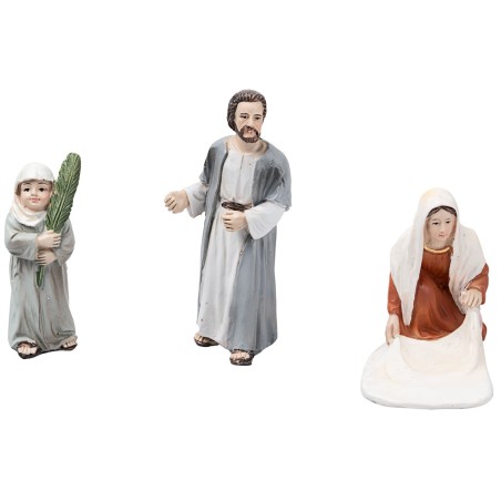 Entrada de Jesús a Jerusalén 10 en resina estatuas pascuales