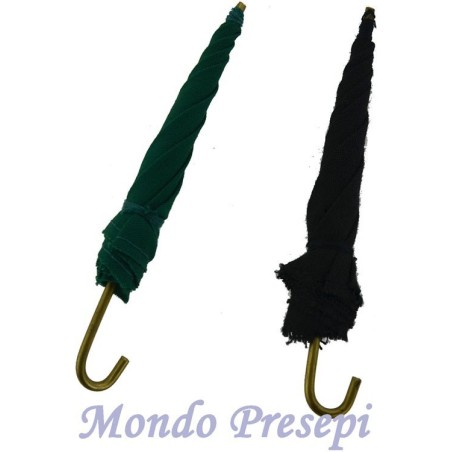 Set de 2 paraguas verde y negro Mondo Presepi