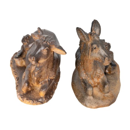 Set natività 10 soggetti 11 cm in resina per presepe Mondo