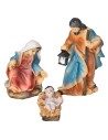 Set natività 10 soggetti 11 cm in resina per presepe Mondo