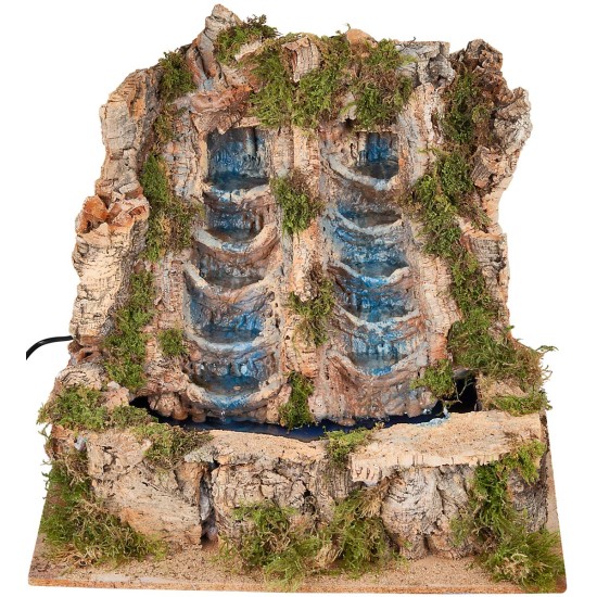 Cascata doppia cm 50x45x44 h