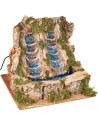 Double waterfall cm 45X50X44 h for nativity scene Mondo Presepi