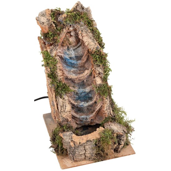 Cascata a balzi funzionante cm 19x28x35 h