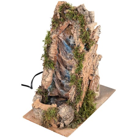 Stepped waterfall working cm 19x28x35 h for Mondo nativity scene