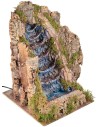 Stepped waterfall working cm 37x39x55h for Mondo nativity scene