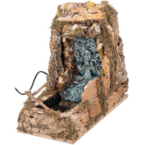 Cascada cm 18x33x30 h para belén Mondo Presepi