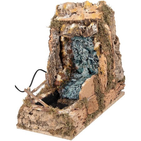 Cascata ripida in resina cm 18x33x30 h