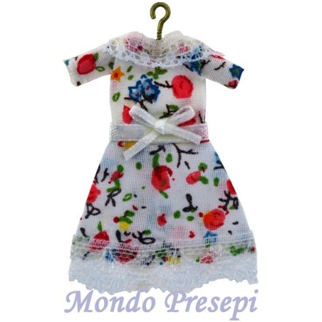 Coat hook with white dress fantasy