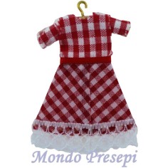 Coat hanger with dress pictures