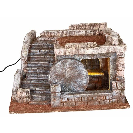 Sepolcro illuminato cm 37x32x21 h per presepe Mondo Presepi