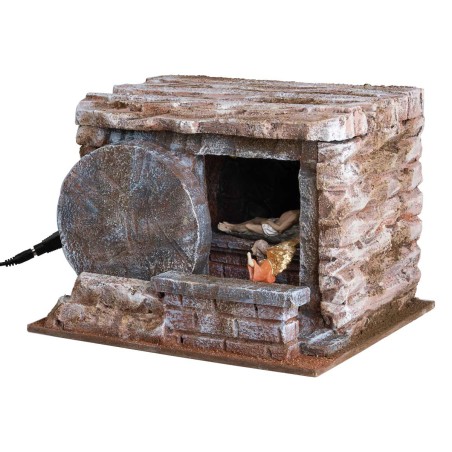copia de Sepolcro iluminado cm 37x32x21 h para belén Mundo