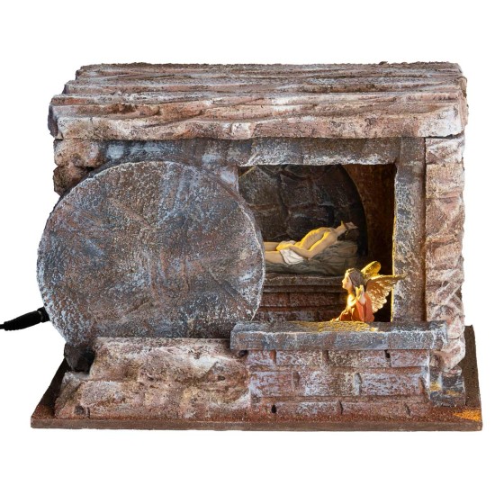 copia de Sepolcro iluminado cm 37x32x21 h para belén Mundo