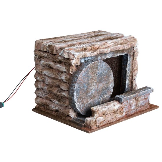 copia de Sepolcro iluminado cm 37x32x21 h para belén Mundo