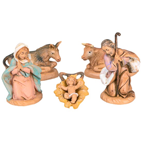 Natividad 5 figuras 6,5 cm Fontanini
