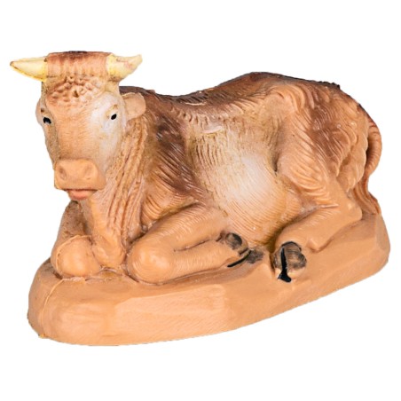 Bue seduto serie 6,5 cm Fontanini per presepe Mondo Presepi