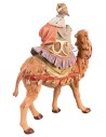 Re Magi a cammello serie 10 cm Fontanini per presepe Mondo