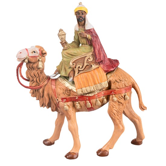 Three Wise Men on camel series 10 cm Fontanini for Nativity World