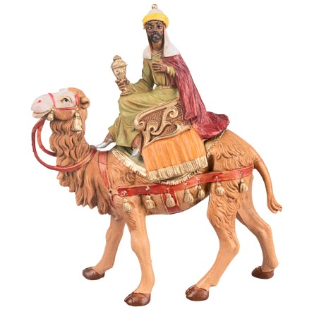 Three Wise Men on camel series 10 cm Fontanini for Nativity World