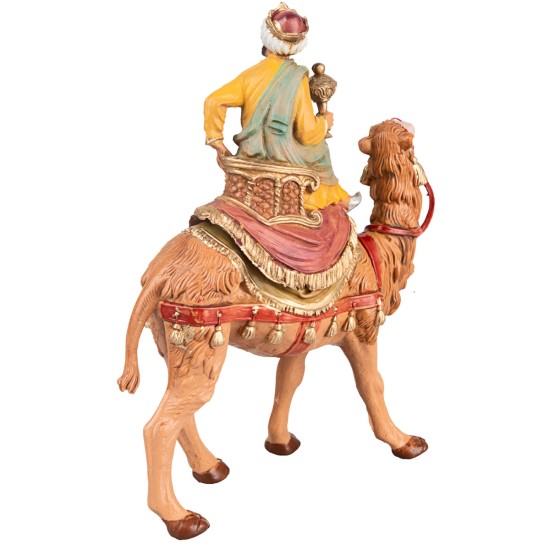 Three Wise Men on camel series 10 cm Fontanini for Nativity World
