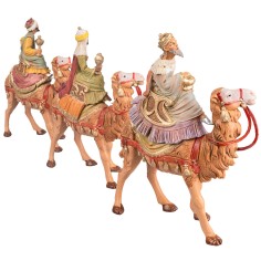 Reyes Magos en camello serie 10 cm Fontanini 2
