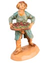 Boy with basket 6.5 cm Fontanini