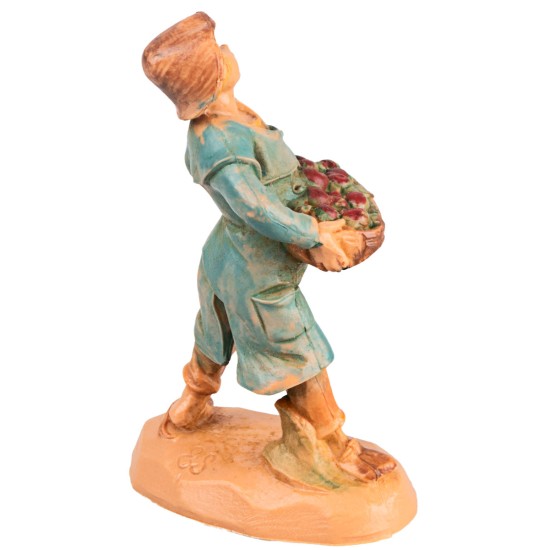 Boy with basket 6.5 cm Fontanini