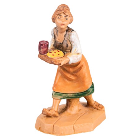 Woman with tray cm 6.5 Fontanini
