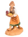 Woman with tray cm 6.5 Fontanini