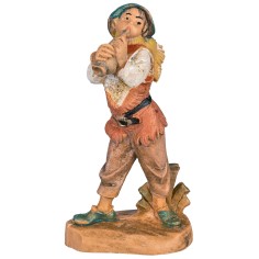 Suonatore di flauto 6,5 cm Fontanini per presepe Mondo Presepi