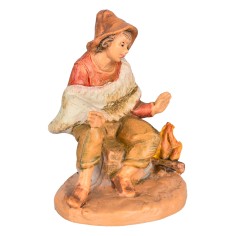 Boy sitting in fire 6.5 cm Fontani 2
