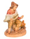 Boy sitting in fire 6.5 cm Fontani
