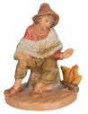 Chico sentado al fuego 6,5 cm Fontani
