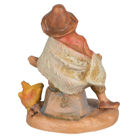 Boy sitting in fire 6.5 cm Fontani