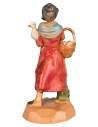 Mujer con ganso 6,5 cm Fontanini