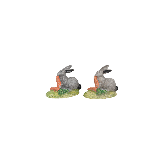 Set 2 conigli per statue da 10 cm