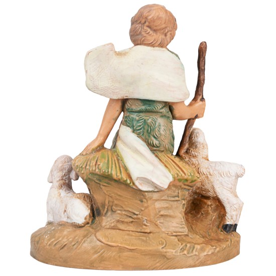 Pastorcilla con ovejas 9,5 cm Fontanini