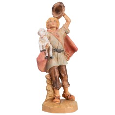 Pastor with hat and pecora 9.5 cm Fontanini 2