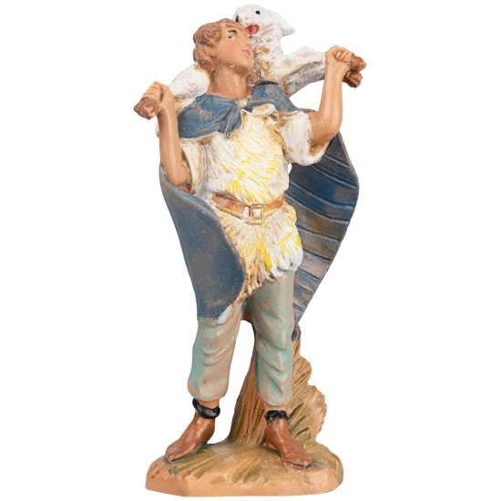 Pastor con oveja al hombro 9,5 cm Fontanini
