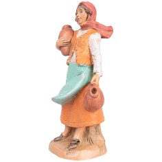 Donna con brocche 9,5 cm Fontanini per presepe Mondo Presepi 2