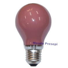 Lampada goccia 25W E27 Rossa Mondo Presepi