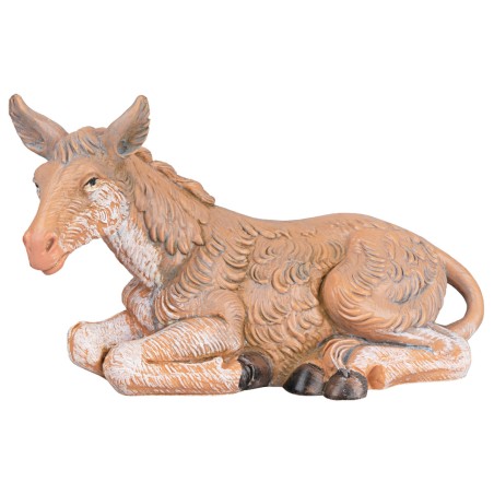 Asino per statue 9,5 cm Fontanini per presepe Mondo Presepi