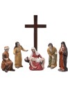 Deposición de Jesús 10 cm en resina estatuas pascuales para