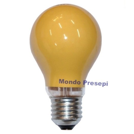 Lampada goccia 25W E27 Arancio Mondo Presepi