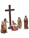 Deposizione di Gesù 10 cm in resina statue pasquiali