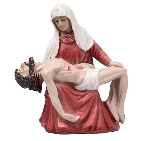 Deposition of Jesus 10 cm in resin Easter statues for