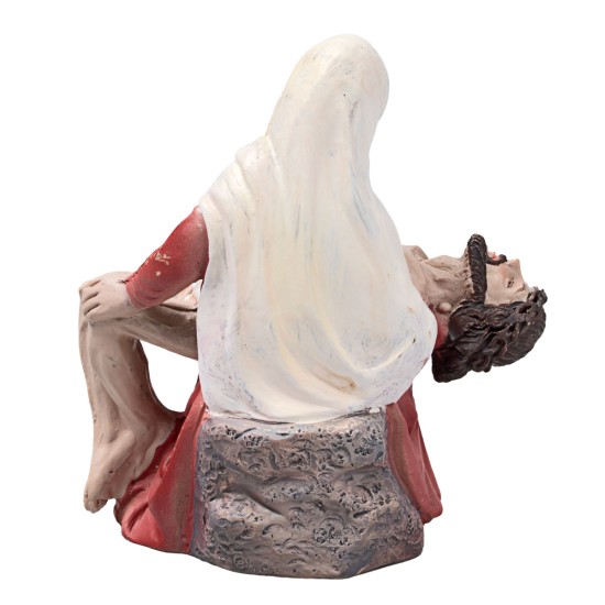 Deposizione di Gesù 10 cm in resina statue pasquiali per