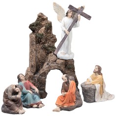 Oración en el huerto de Getsemaní 10 cm en resina estatuas